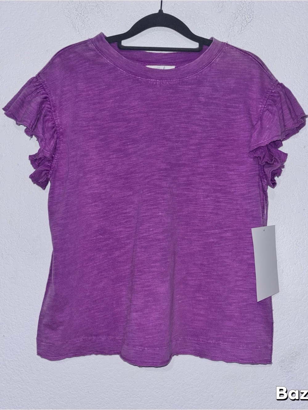 Women's Orchid Ruffle Sleeve Short-Sleeve Tee